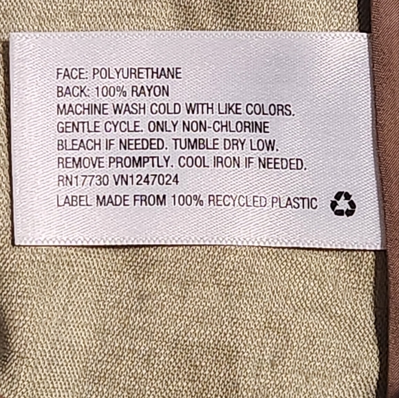 PROLOGUE WOMEN'S A-Line Faux-Leather Midi Skirt Brown Size 2. - Picture 8 of 8